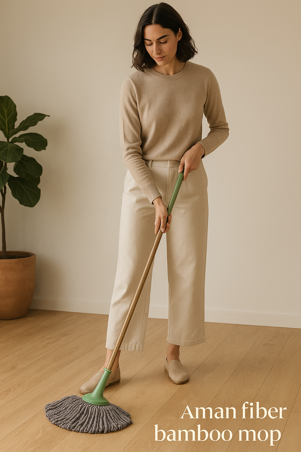 Self-twisting Water Rotating Mop