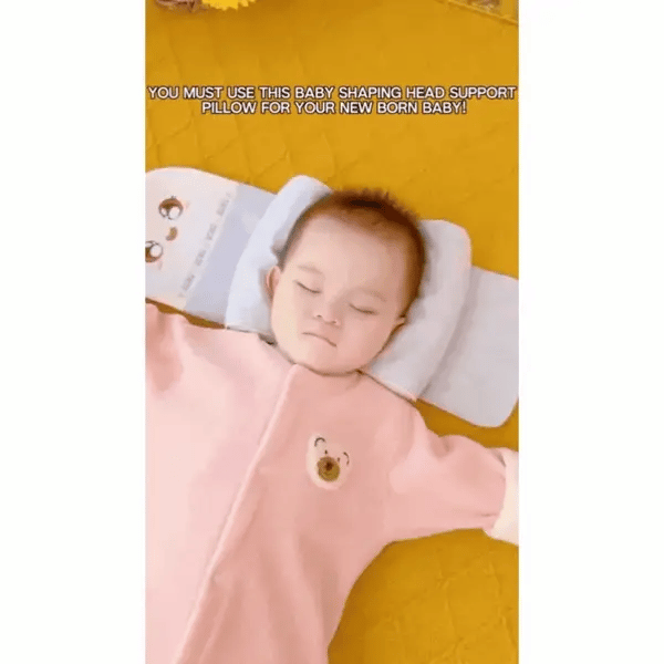 Baby Shaping Head Support Pillow - Assorted Colour