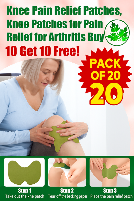 𝙃𝙚𝙖𝙡𝙥𝙖𝙩𝙘𝙝™- 𝙉𝙖𝙩𝙪𝙧𝙖𝙡 𝙠𝙣𝙚𝙚 𝙥𝙖𝙞𝙣 𝙍𝙚𝙡𝙞𝙚𝙛 𝙋𝙖𝙩𝙘𝙝𝙚𝙨 buy 10 get 10 Free (Pack of 20)