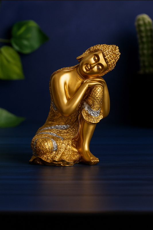 𝗚𝗼𝗹𝗱𝗲𝗻 𝗥𝗲𝘀𝘁𝗶𝗻𝗴 𝗕𝘂𝗱𝗱𝗵𝗮 𝗜𝗱𝗼𝗹 𝗳𝗼𝗿 𝗣𝗲𝗮𝗰𝗲 & 𝗣𝗼𝘀𝗶𝘁𝗶𝘃𝗶𝘁𝘆